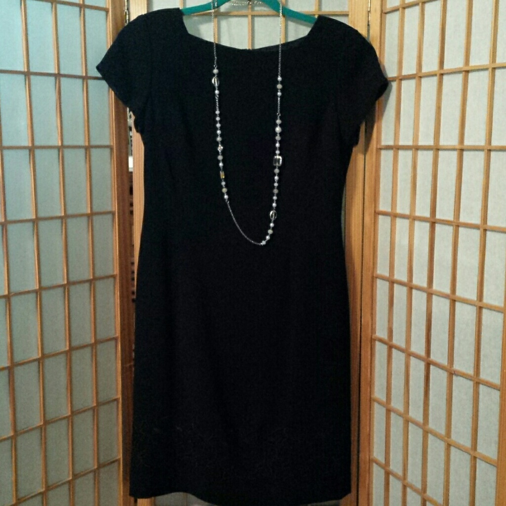 Jones New York Little Black Dress sz 6 - Picture 4 of 6